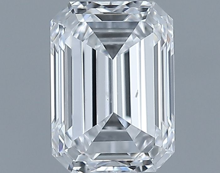 0.73ct Emerald D SI1 Natural Diamond