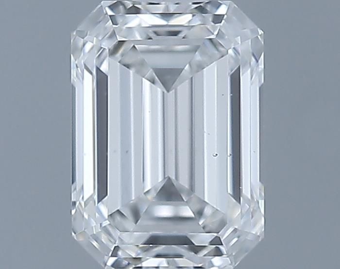 0.61ct Emerald F VS2 Natural Diamond