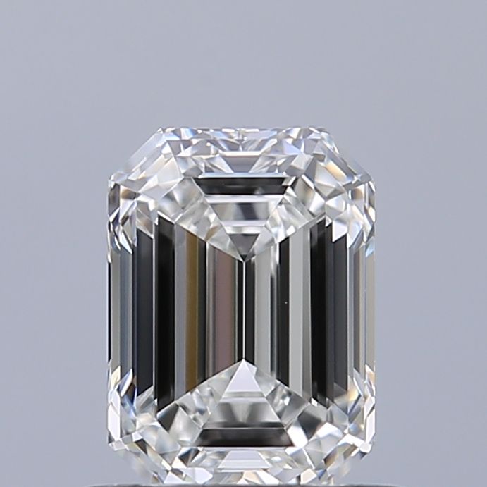 0.7ct Emerald F IF Natural Diamond