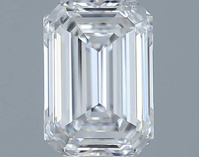 0.9ct Emerald F IF Natural Diamond
