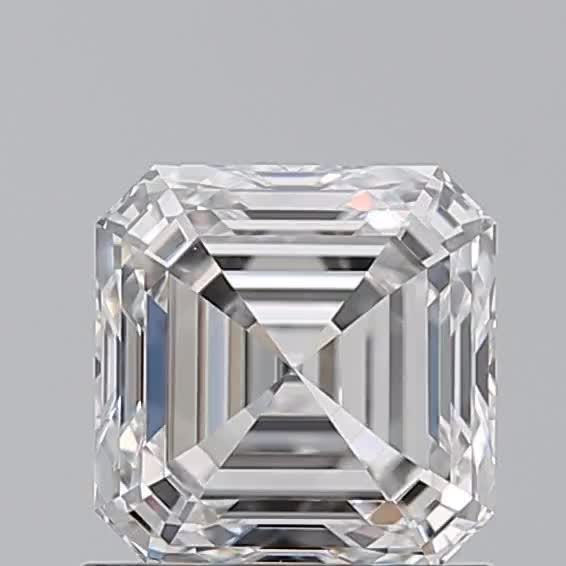 1.11ct Asscher F IF Natural Diamond