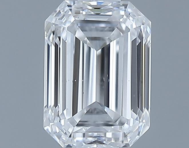 0.7ct Emerald E VS2 Natural Diamond