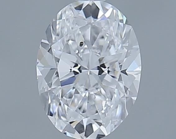 0.7ct Oval D SI1 Natural Diamond