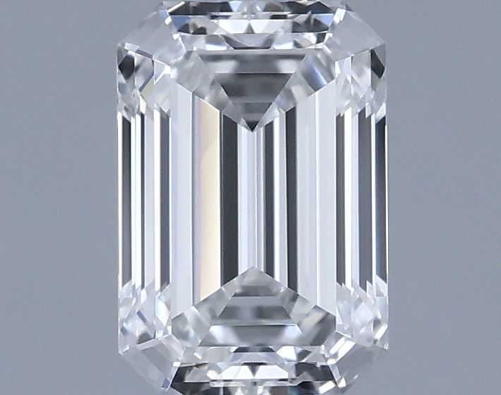 0.56ct Emerald F IF Natural Diamond