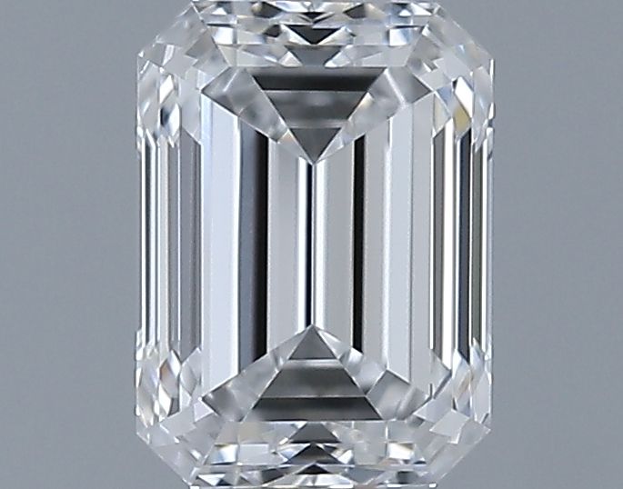 0.71ct Emerald D VVS2 Natural Diamond