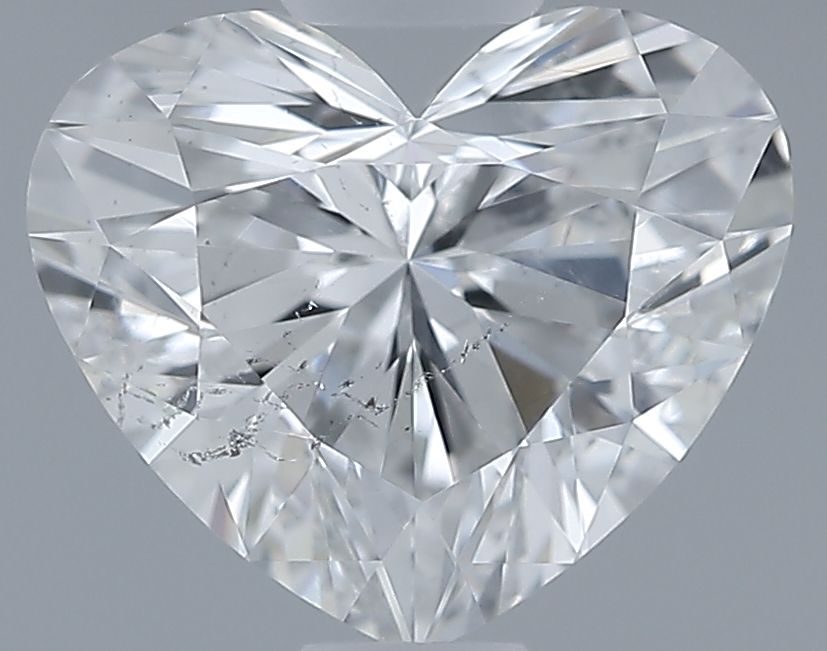 0.93ct Heart F SI2 Natural Diamond