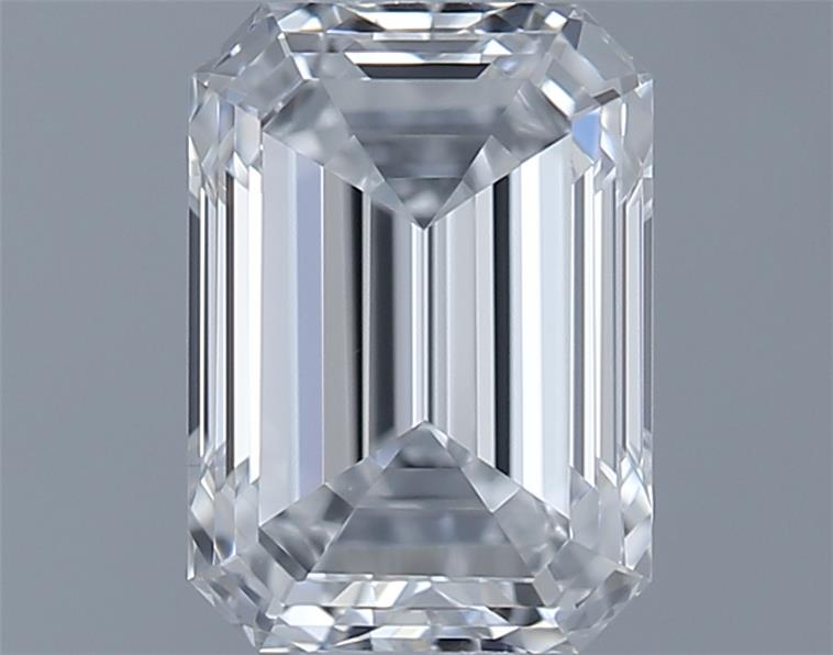 0.7ct Emerald D VVS2 Natural Diamond