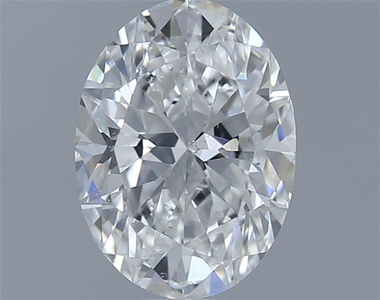 0.91ct Oval F SI1 Natural Diamond