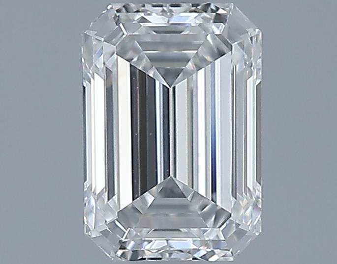 0.74ct Emerald F VS1 Natural Diamond