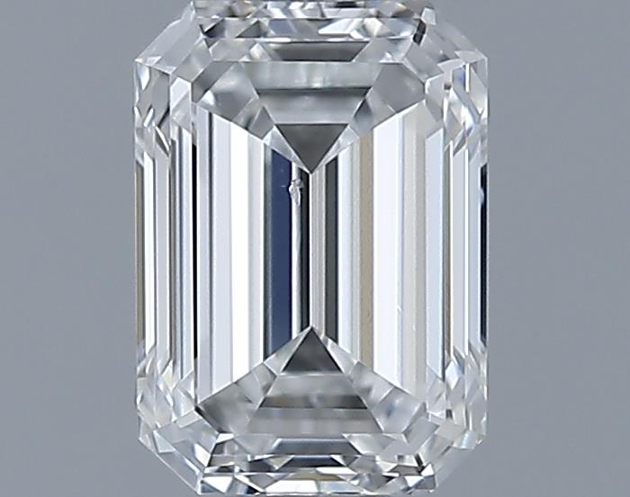 0.7ct Emerald E SI1 Natural Diamond