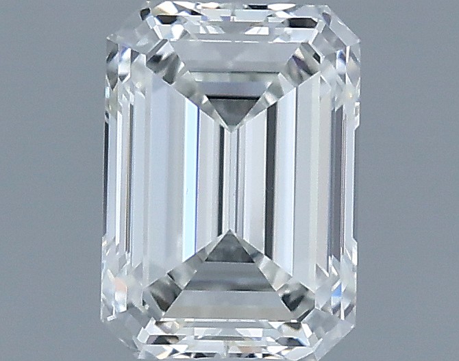 0.53ct Emerald F VS1 Natural Diamond