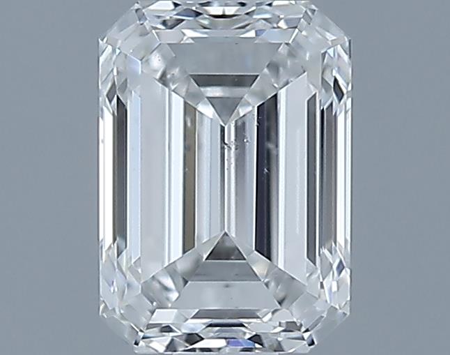 0.7ct Emerald F SI1 Natural Diamond