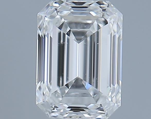 0.75ct Emerald F SI1 Natural Diamond