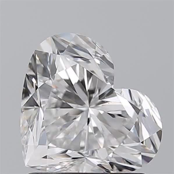 1.53ct Heart D VS1 Natural Diamond