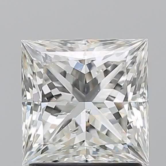 1.7ct Princess J SI2 Natural Diamond