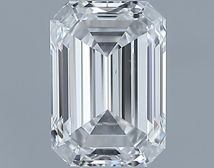 0.61ct Emerald E VS2 Natural Diamond