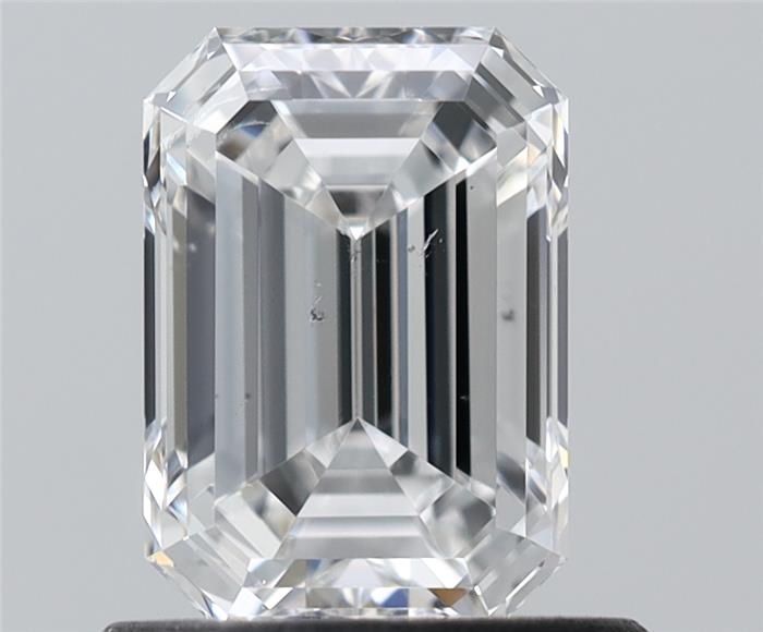 0.8ct Emerald E SI1 Natural Diamond