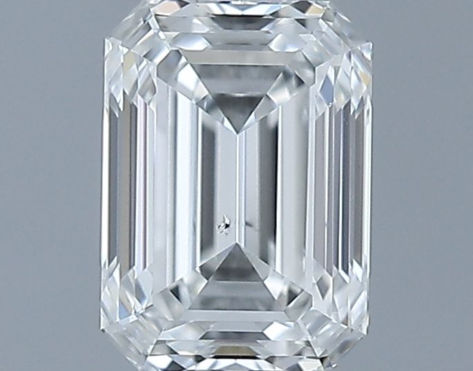 0.7ct Emerald H SI1 Natural Diamond