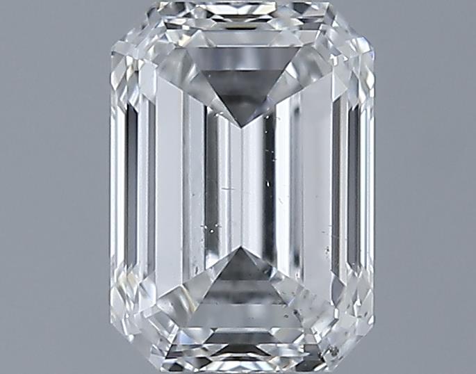 0.9ct Emerald E SI1 Natural Diamond