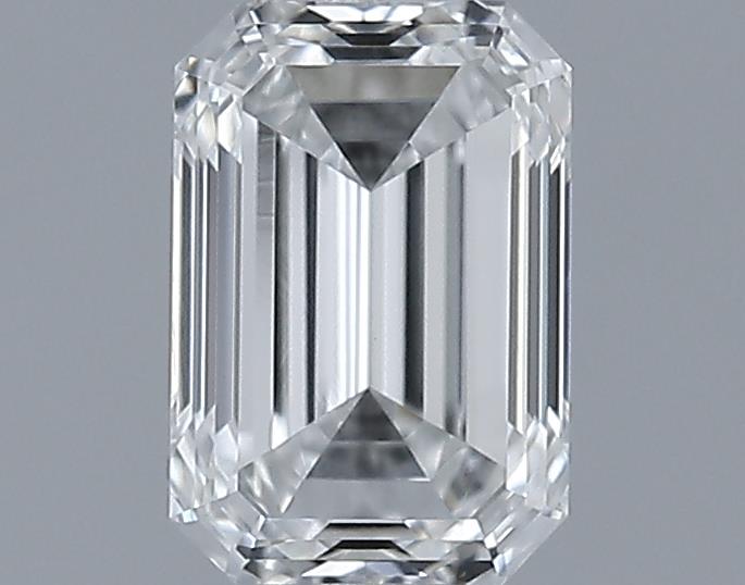 0.61ct Emerald F VS2 Natural Diamond