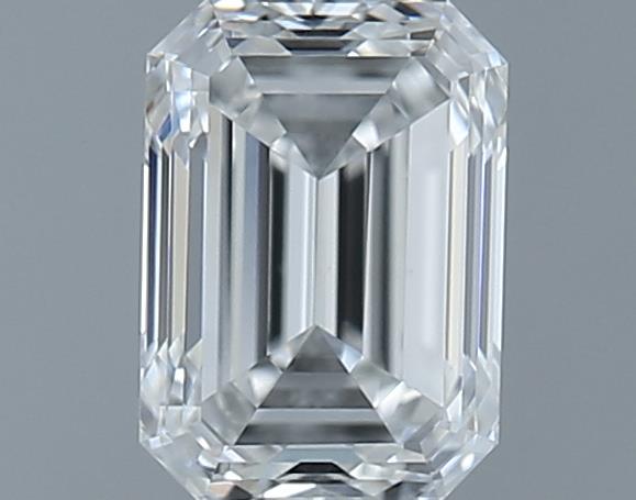 0.61ct Emerald F VS2 Natural Diamond