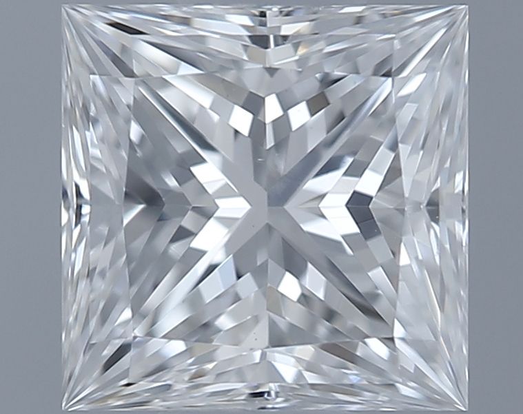 0.58ct Princess D VS2 Natural Diamond