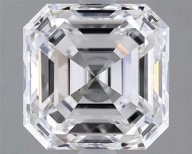 2.07ct Asscher F VS2 Natural Diamond