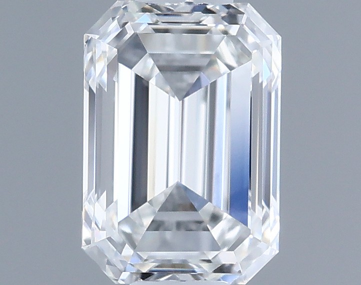 0.53ct Emerald F IF Natural Diamond