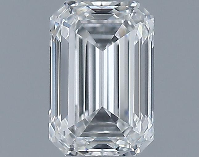 0.76ct Emerald F IF Natural Diamond