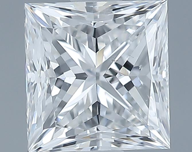 0.91ct Princess F SI1 Natural Diamond