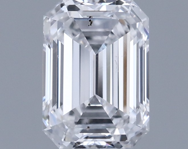 0.7ct Emerald D SI1 Natural Diamond