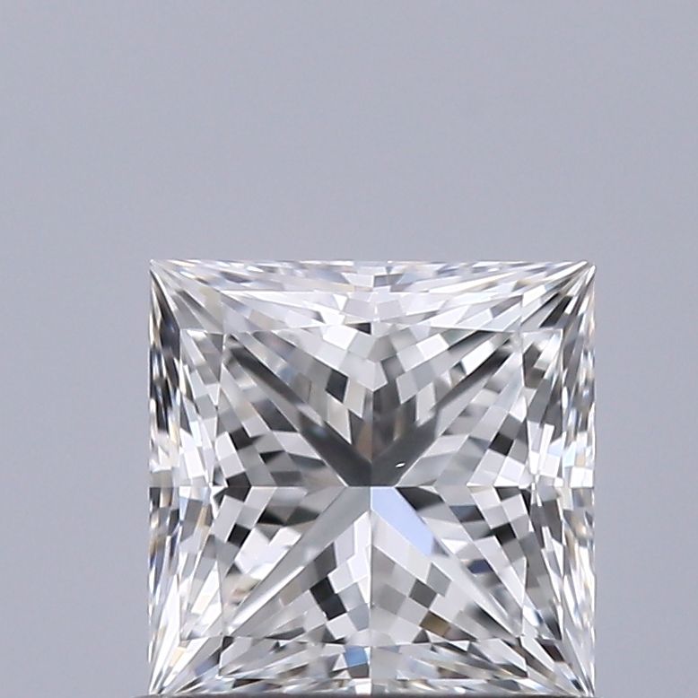 0.71ct Princess F VVS2 Natural Diamond