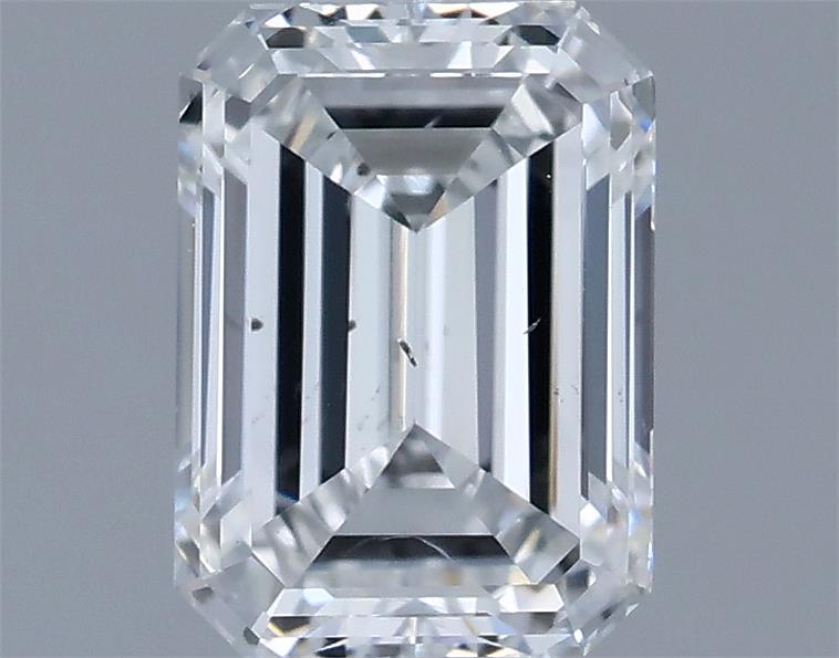 0.7ct Emerald E SI2 Natural Diamond