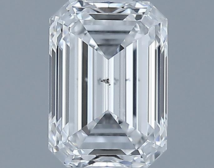 0.81ct Emerald E SI2 Natural Diamond