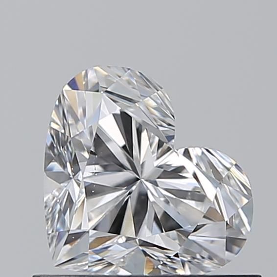 0.71ct Heart D SI1 Natural Diamond