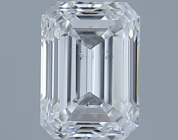 0.7ct Emerald E SI2 Natural Diamond