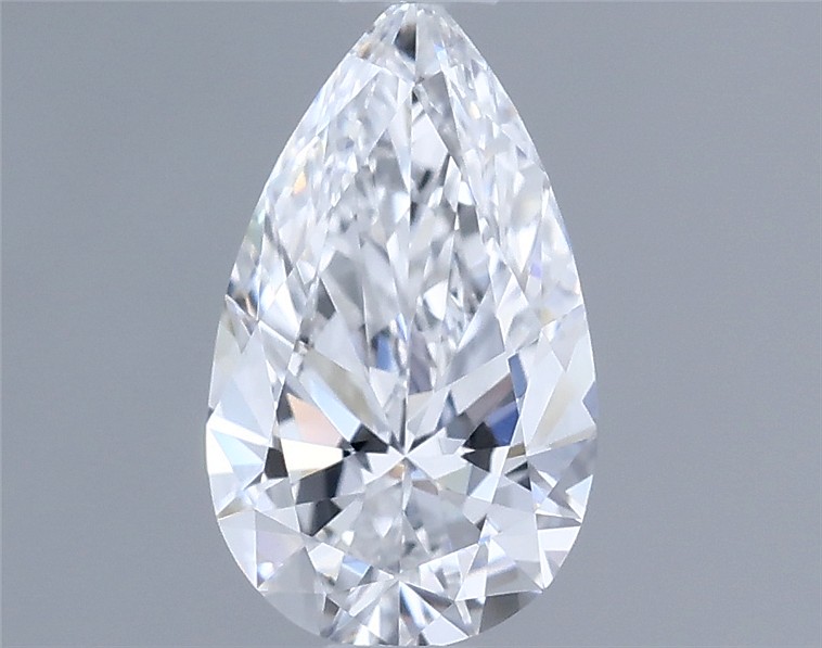 0.53ct Pear D IF Natural Diamond