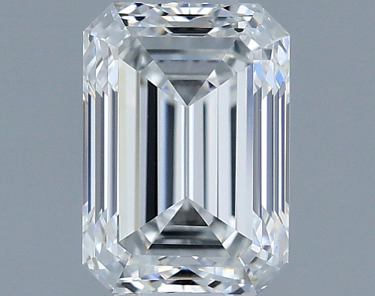 0.7ct Emerald F VVS1 Natural Diamond