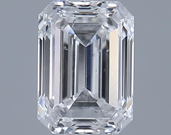 0.71ct Emerald E SI2 Natural Diamond