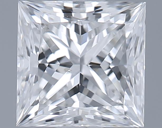 0.74ct Princess F SI1 Natural Diamond