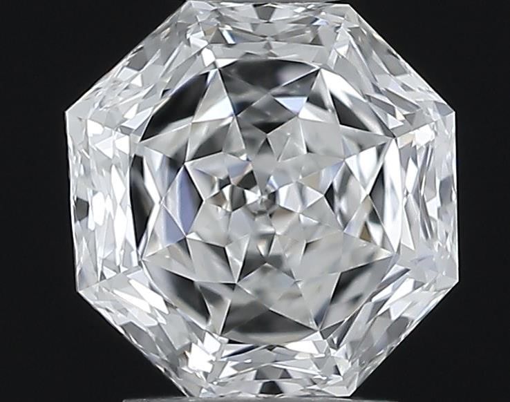 0.53ct Octagonal E VVS2 Natural Diamond