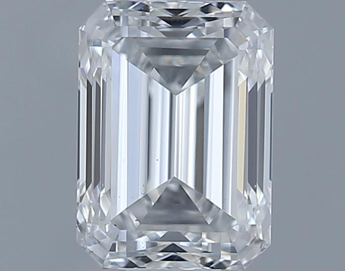 0.71ct Emerald F VS2 Natural Diamond