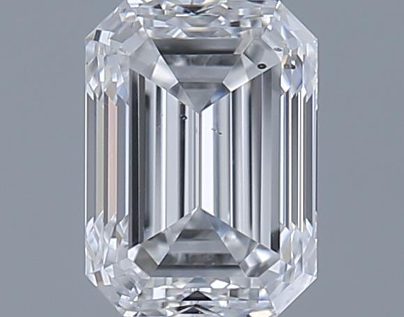 0.91ct Emerald E SI1 Natural Diamond