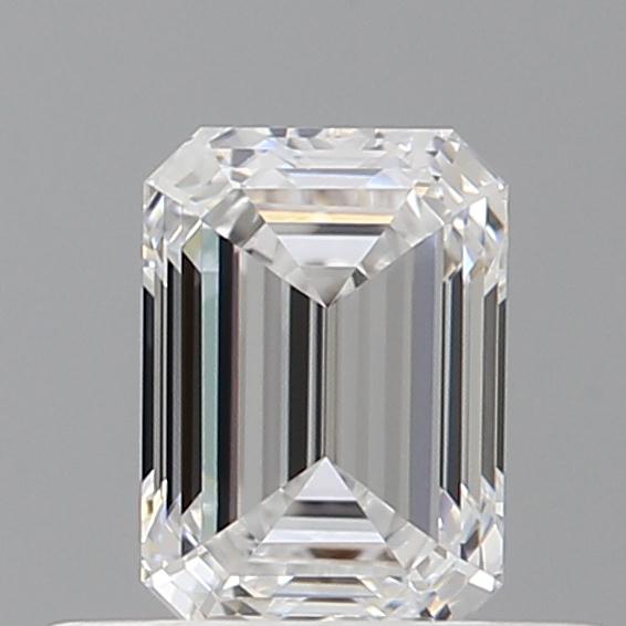 0.53ct Emerald D VVS2 Natural Diamond