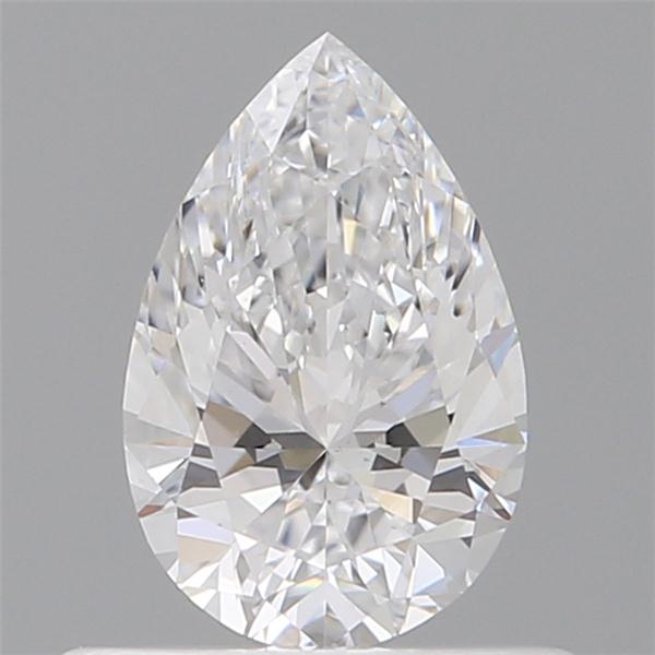 0.5ct Pear D VS2 Natural Diamond