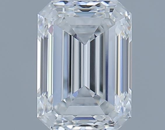 0.91ct Emerald F VVS2 Natural Diamond