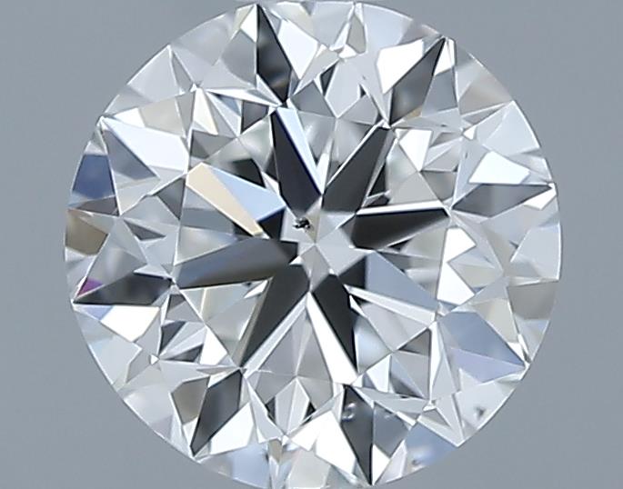 0.7ct Round F SI1 Natural Diamond