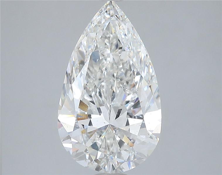 3.7ct Pear H SI2 Natural Diamond