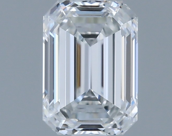 0.63ct Emerald F VVS2 Natural Diamond