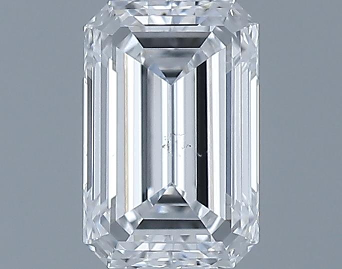 0.71ct Emerald D SI1 Natural Diamond